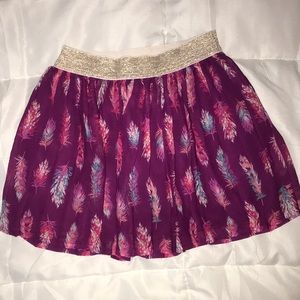 Girls Feather Skirt
